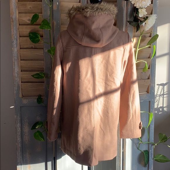 Cole Haan partial wool faux fur lined hood jacket - Picture 7 of 16